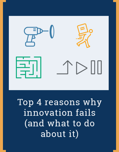 Top 4 reasons why innovation fails (and what to do about it)